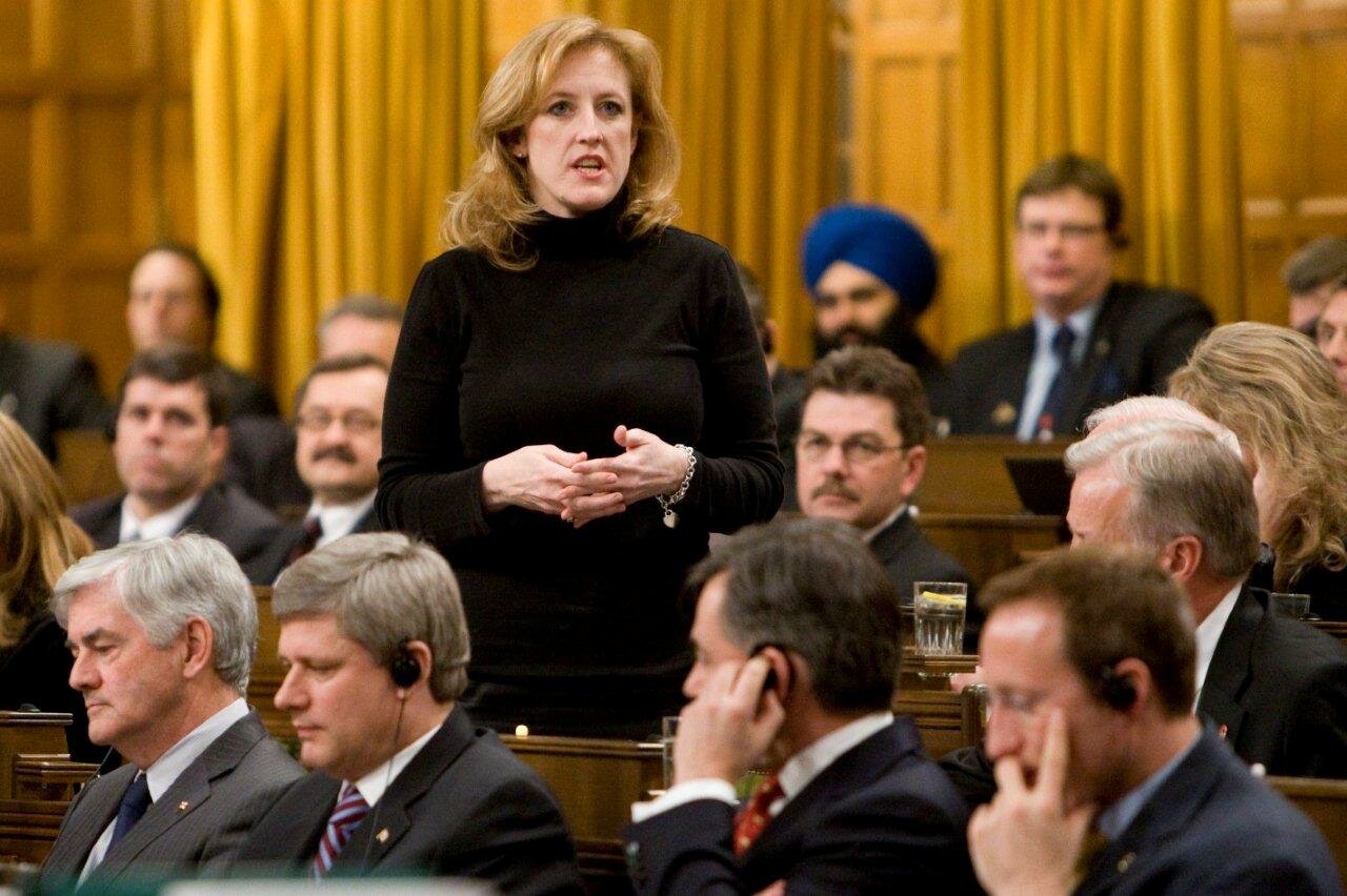 Lisa speaks during Question Period